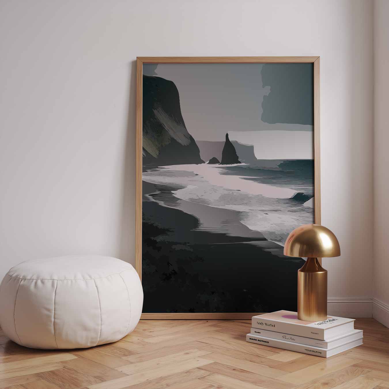 Betoverende Kustlijn Kunstposter-WallArtistic