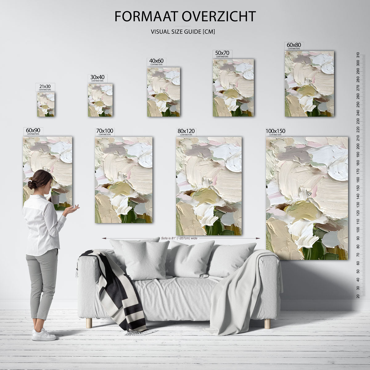Abstracte textuur Poster