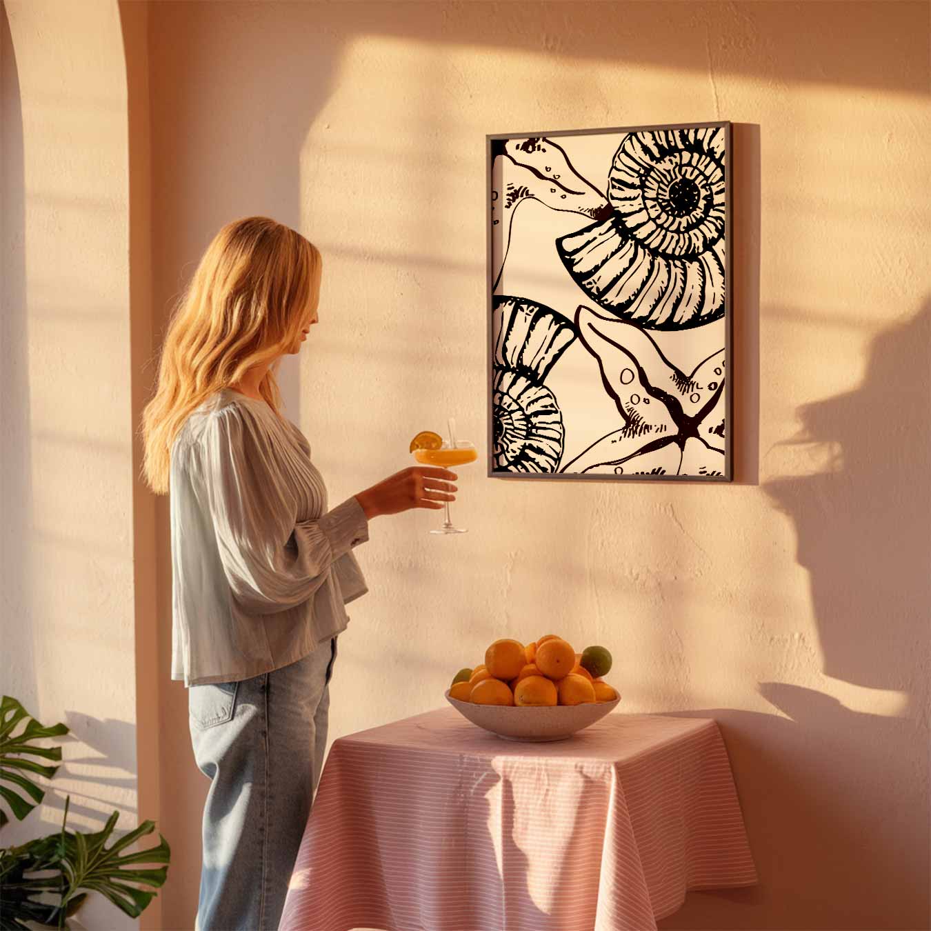 Zeedieren Illustratie Poster-WallArtistic