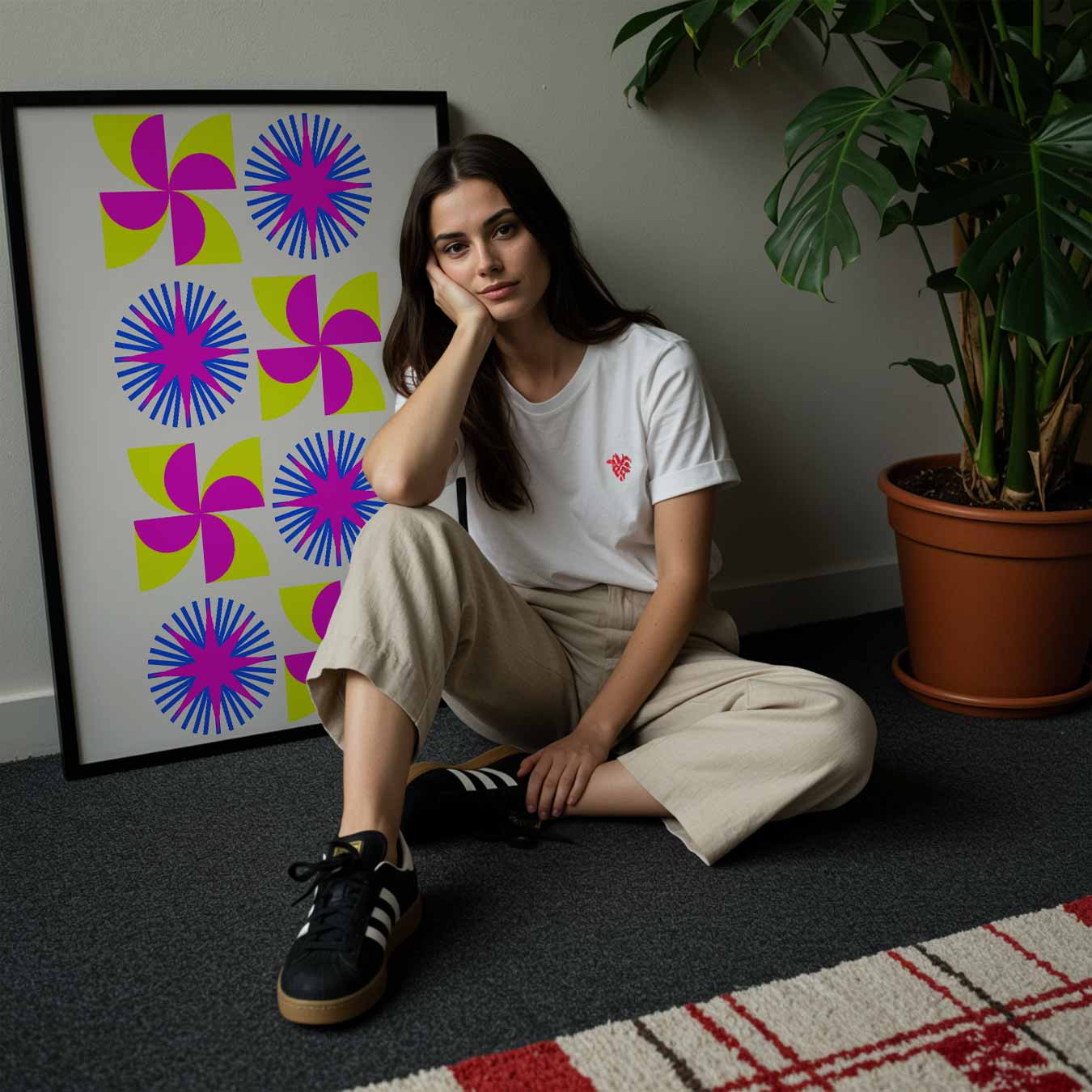Retro Vibes Kunstposter-WallArtistic