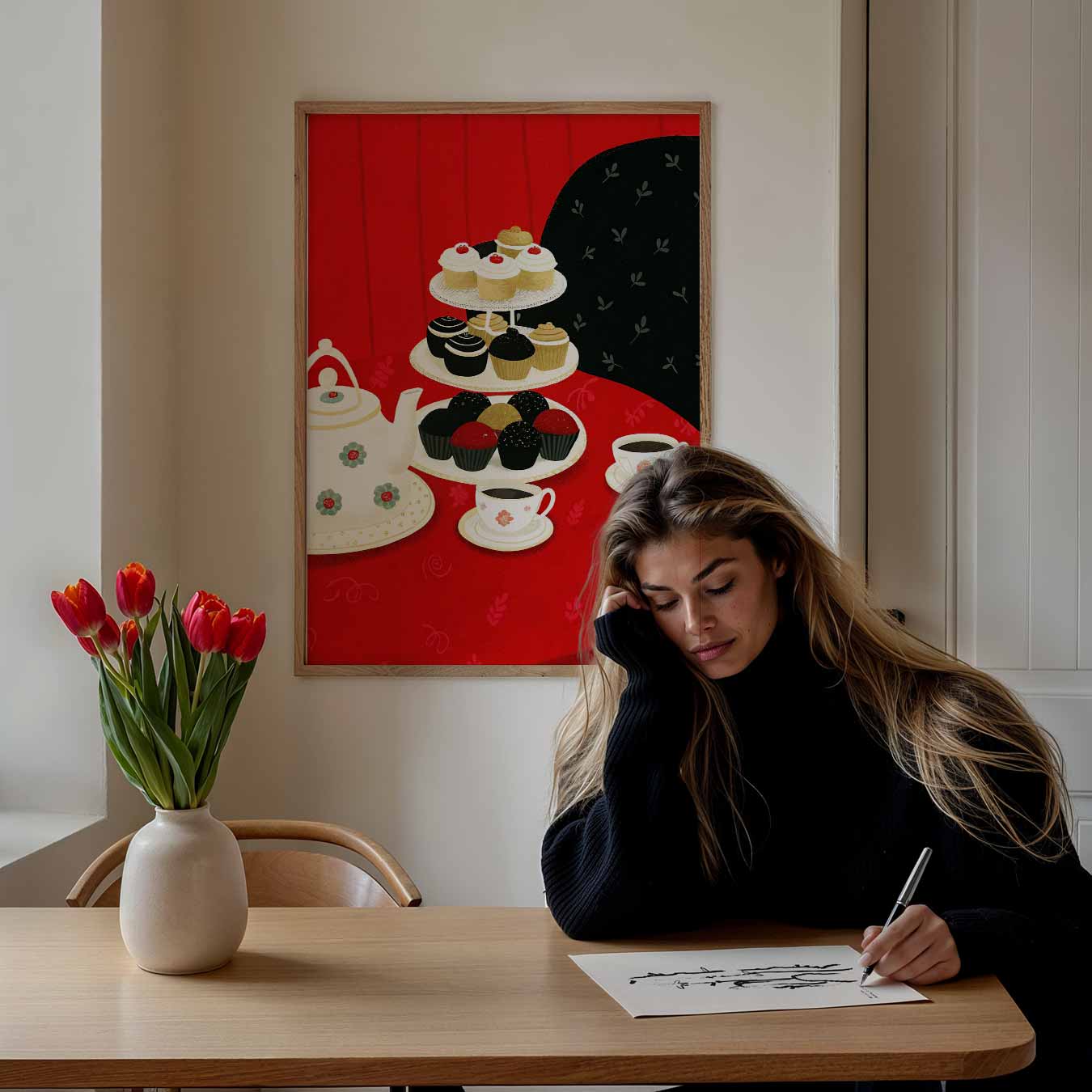 High Tea Verwennerij Poster-WallArtistic
