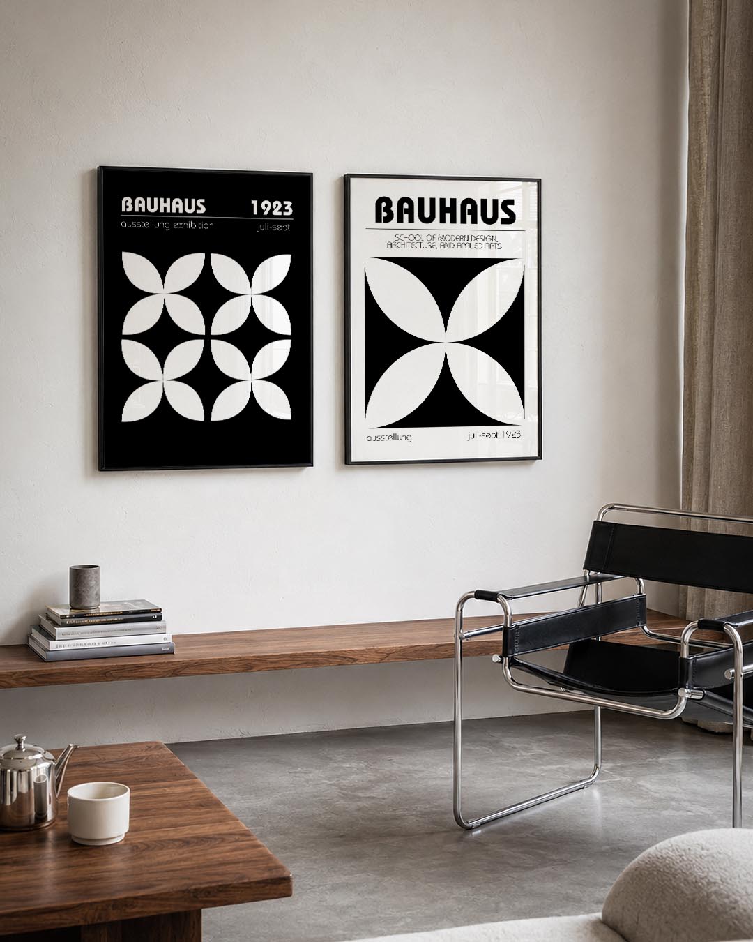Vormenspel contrast Posterset