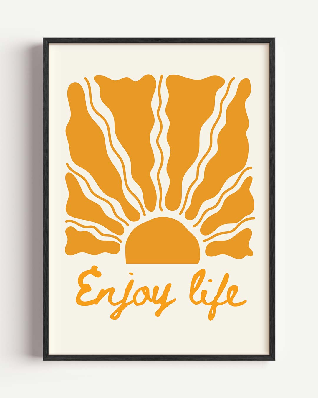 Geniet van het Leven Poster-WallArtistic