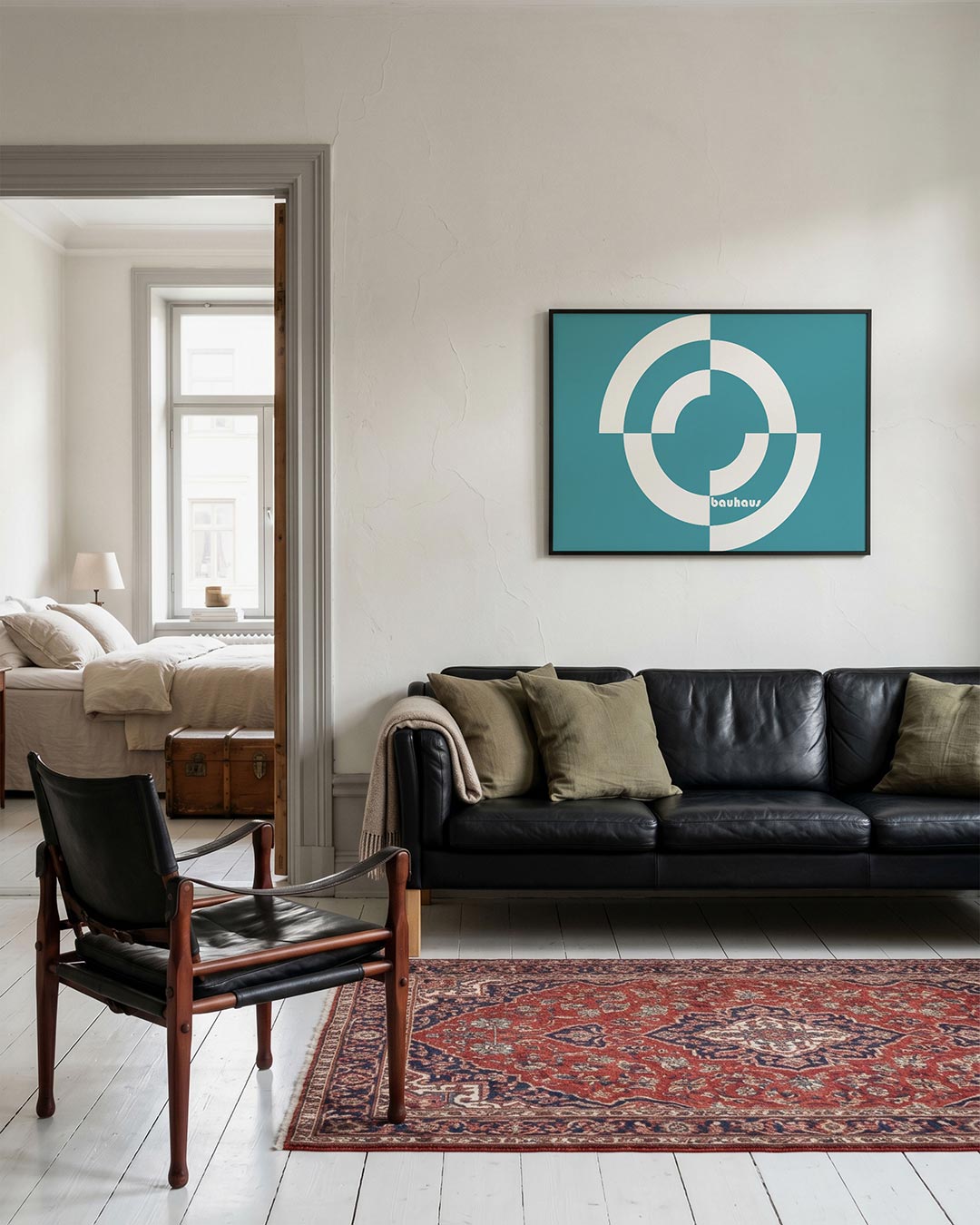 Cirkelvormen en lijnen Poster