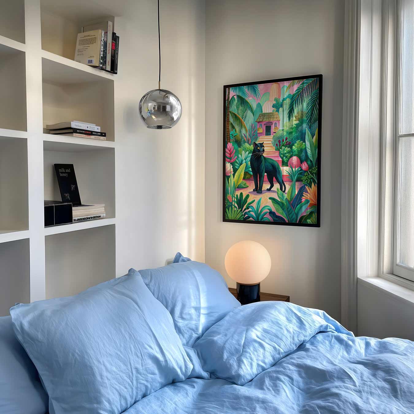 Tropische Jungle Panther Poster-WallArtistic