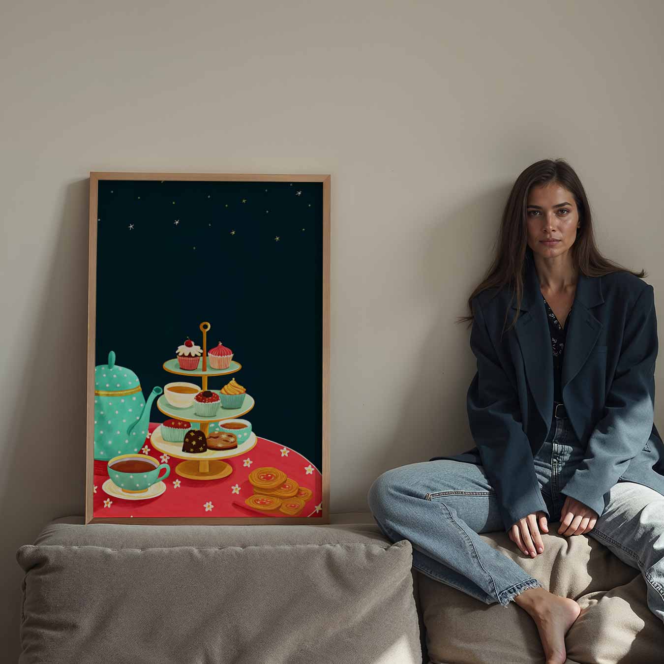 Sfeervolle High Tea Poster-WallArtistic
