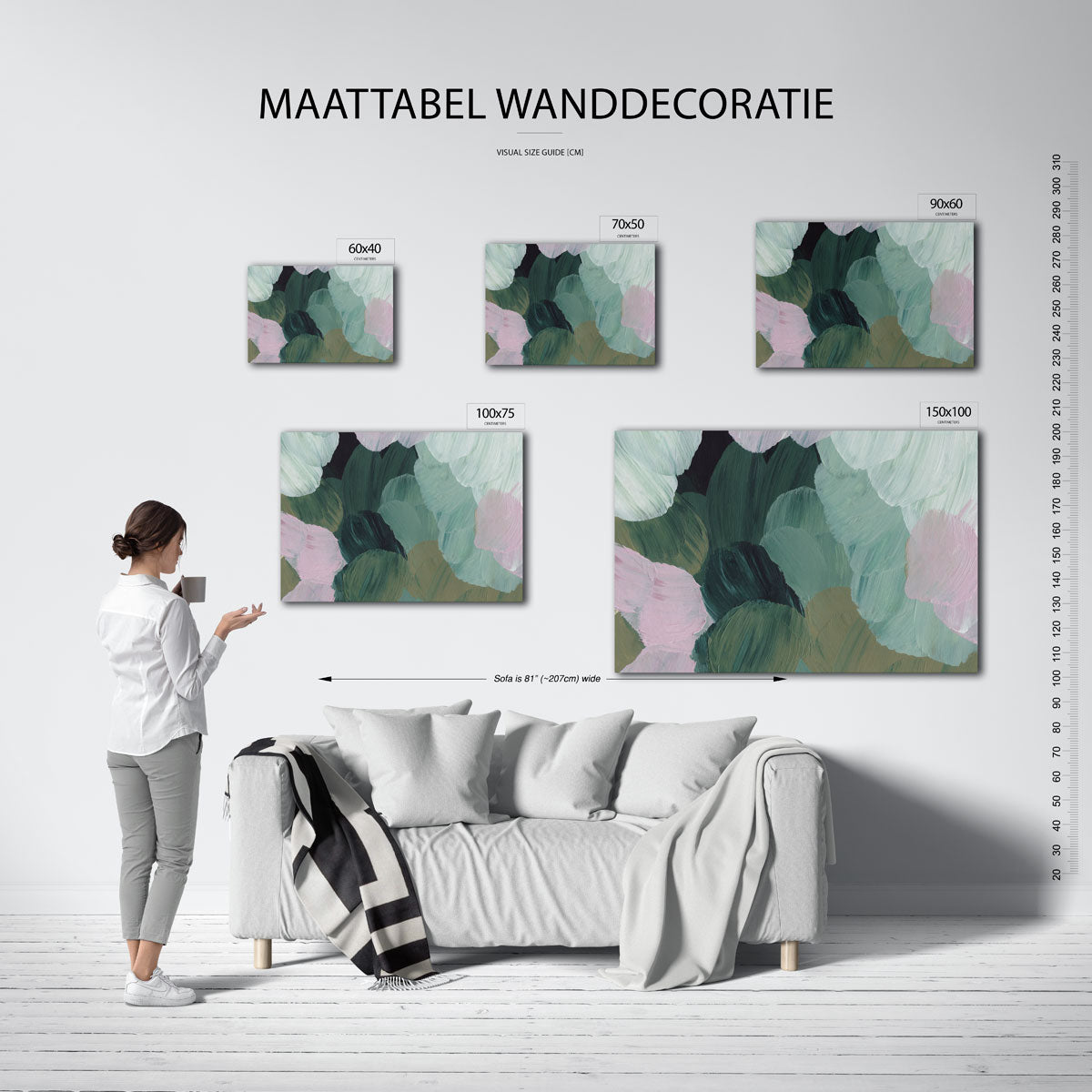 Kleurencompositie Kunstwerk