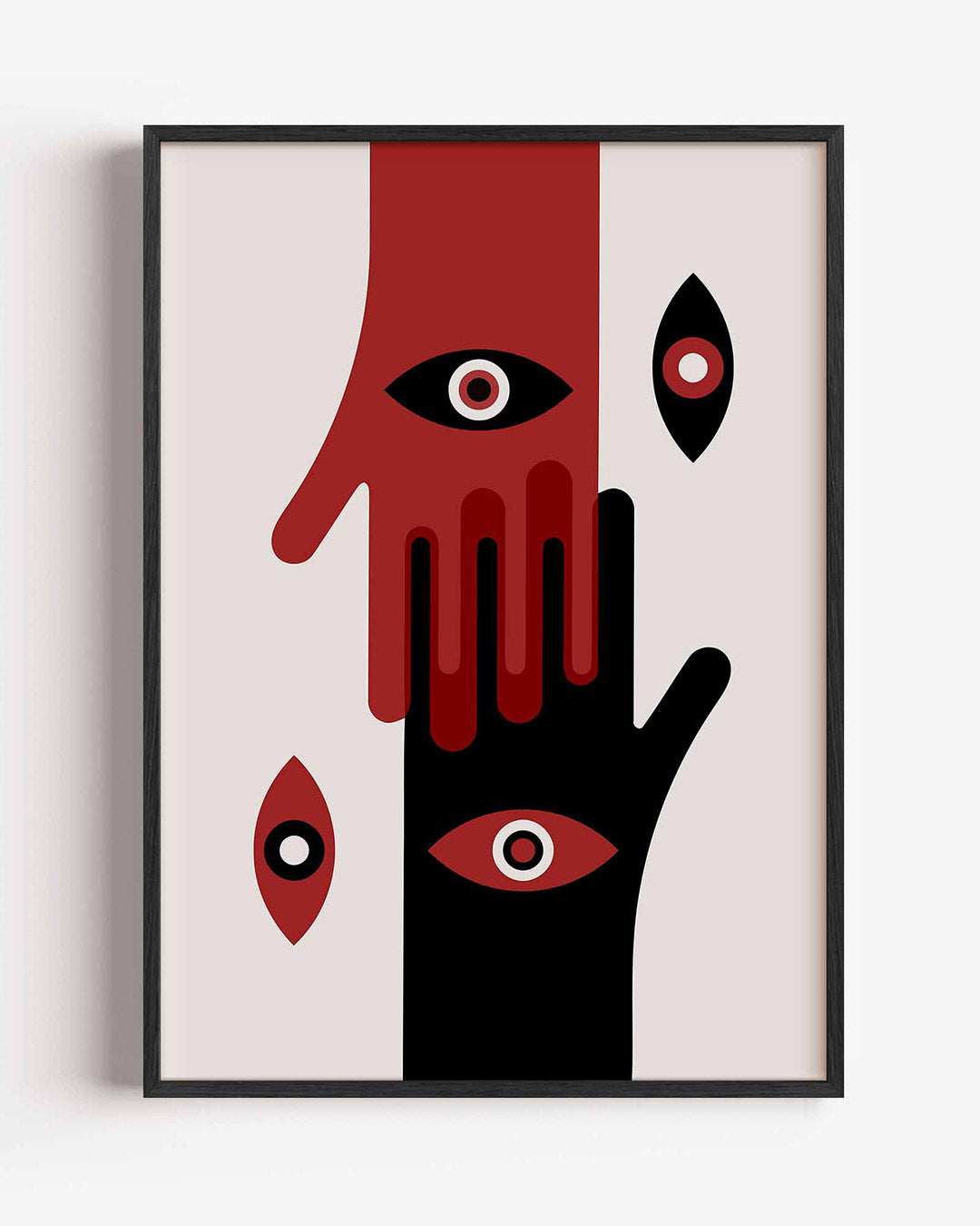 Handen en ogen Poster