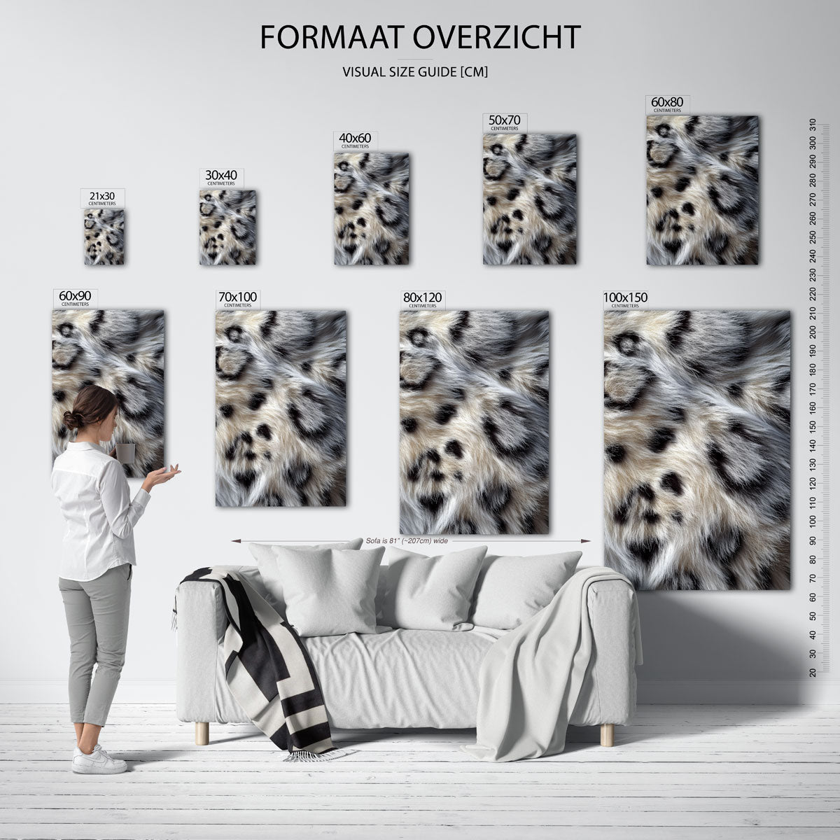 Dierenprint vacht Poster