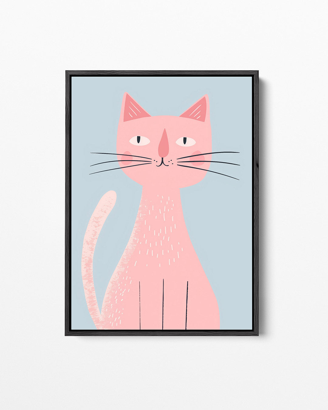 Speelse kat illustratie Kunstwerk