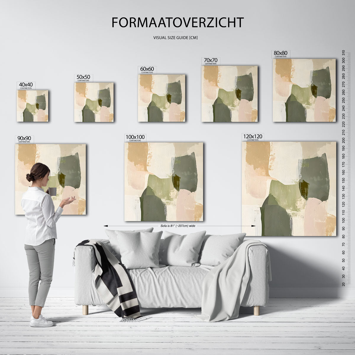 Abstracte vormen Poster