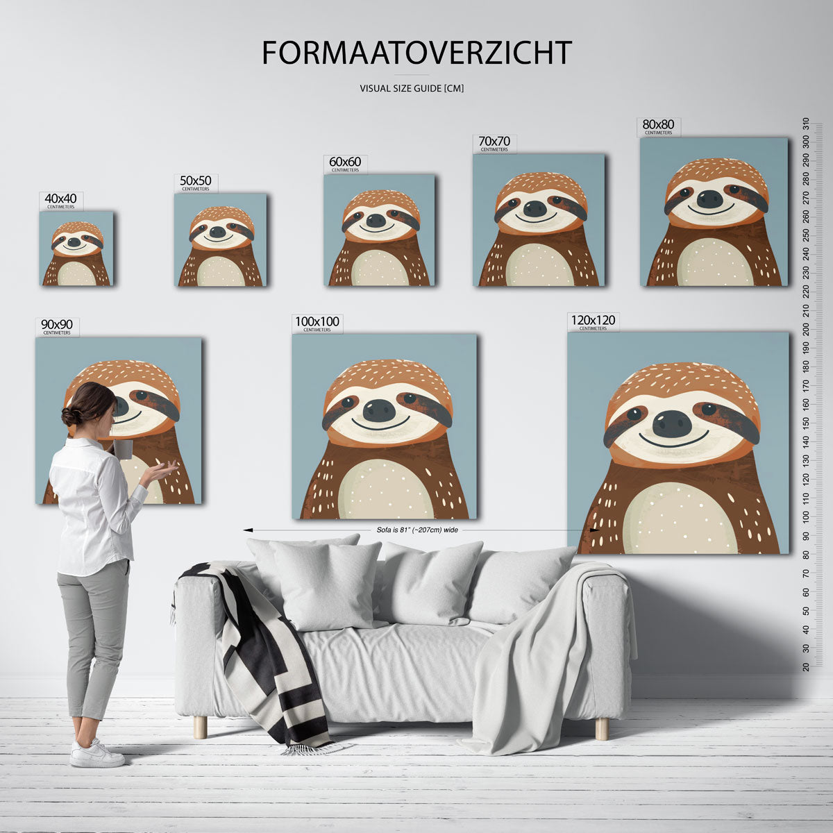 Lieve luiaard Poster