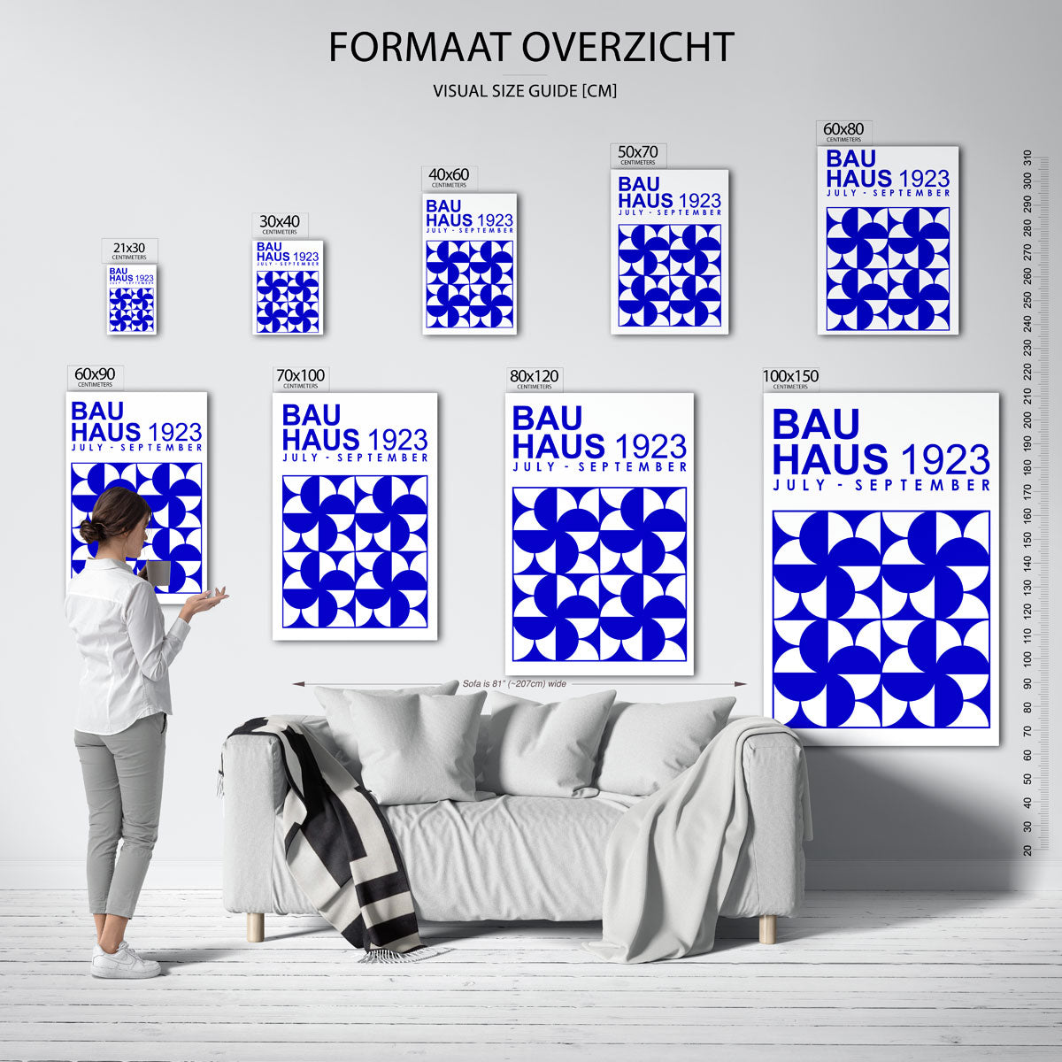 Vormen en vlakken Poster