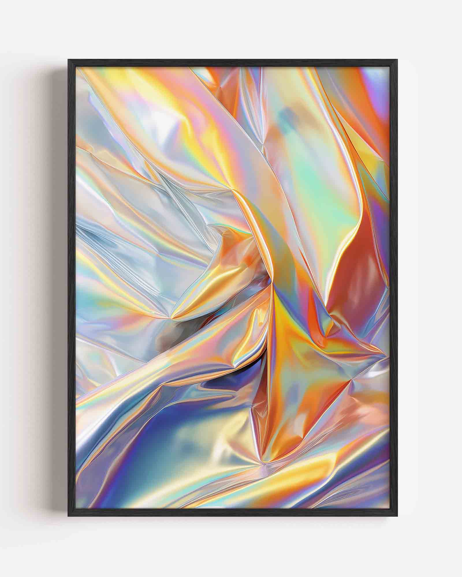 Iridescente glans Poster