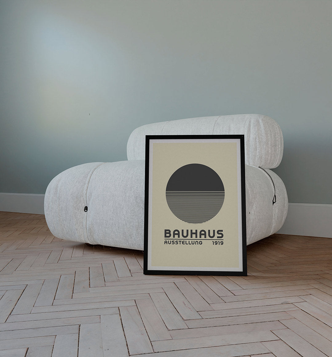 Cirkel en lijnen Poster