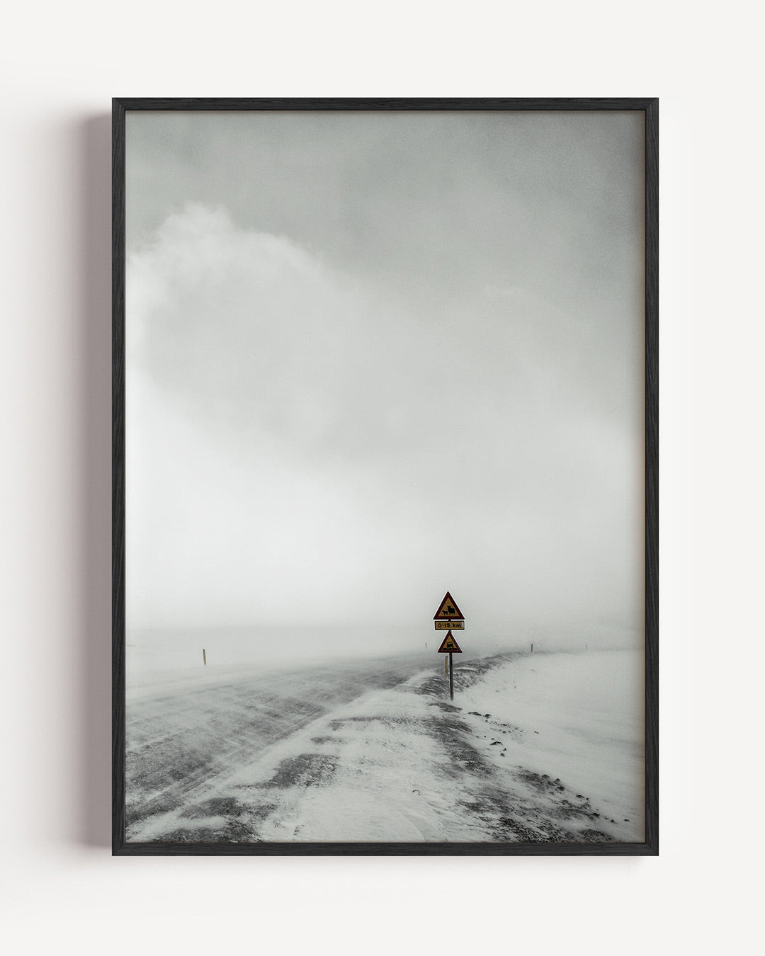 Mistige weg Poster
