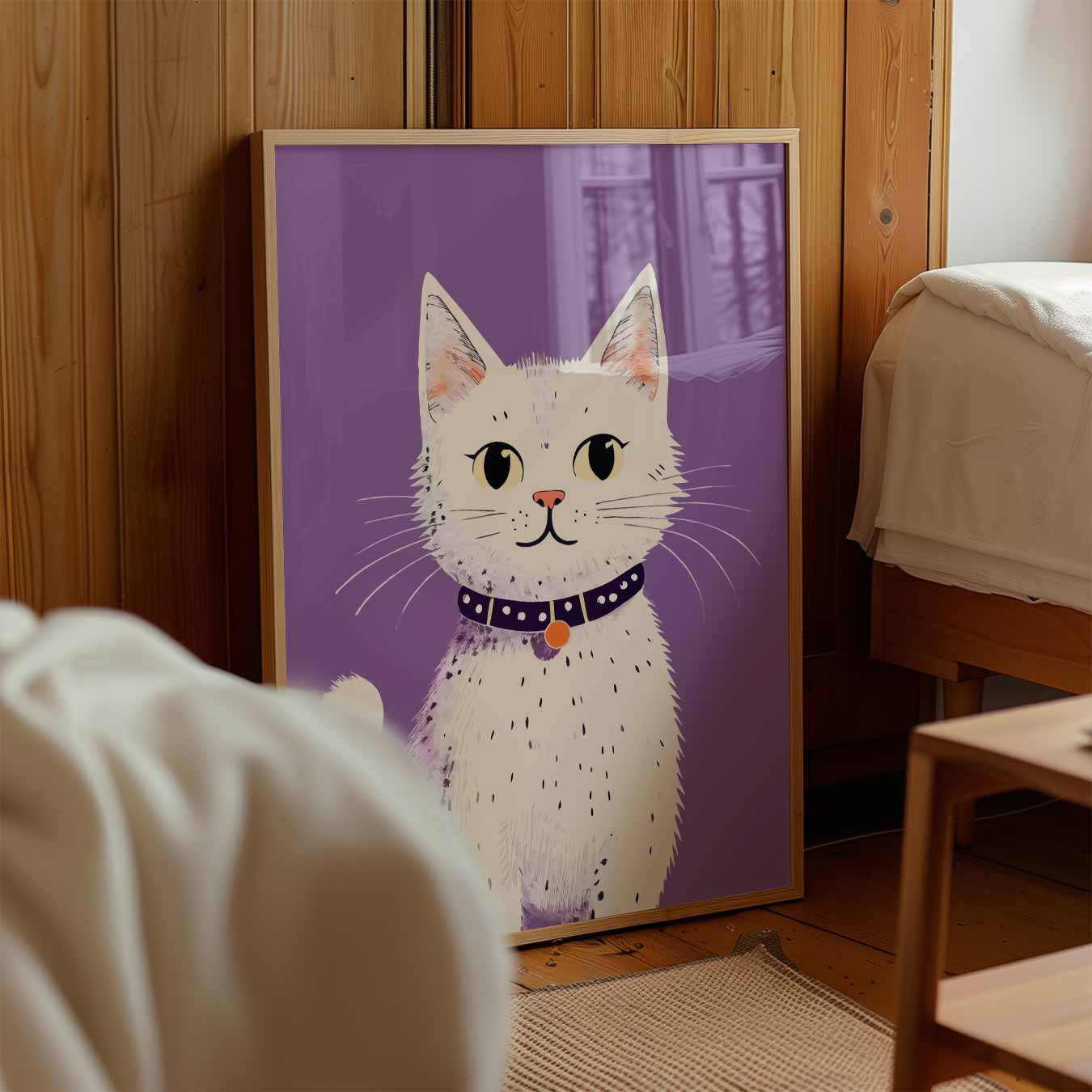 Vrolijke Katteposter-WallArtistic