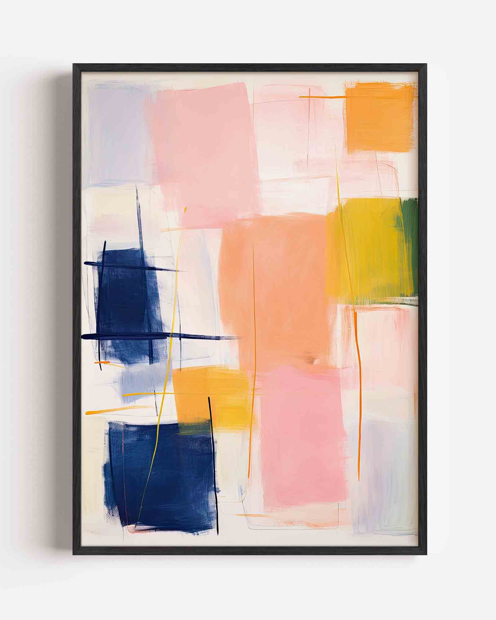 Abstracte vormen Poster