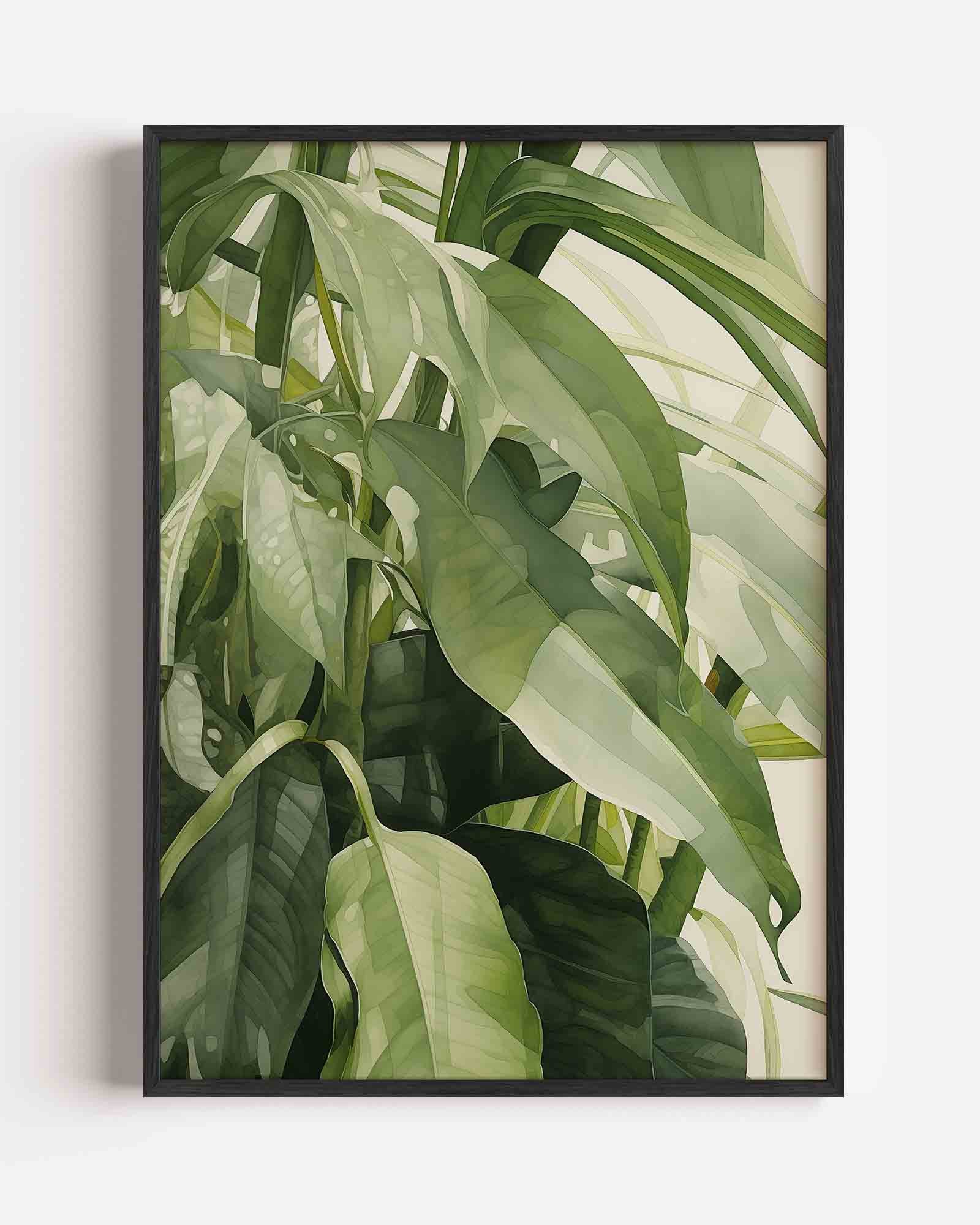Groene bladeren Poster
