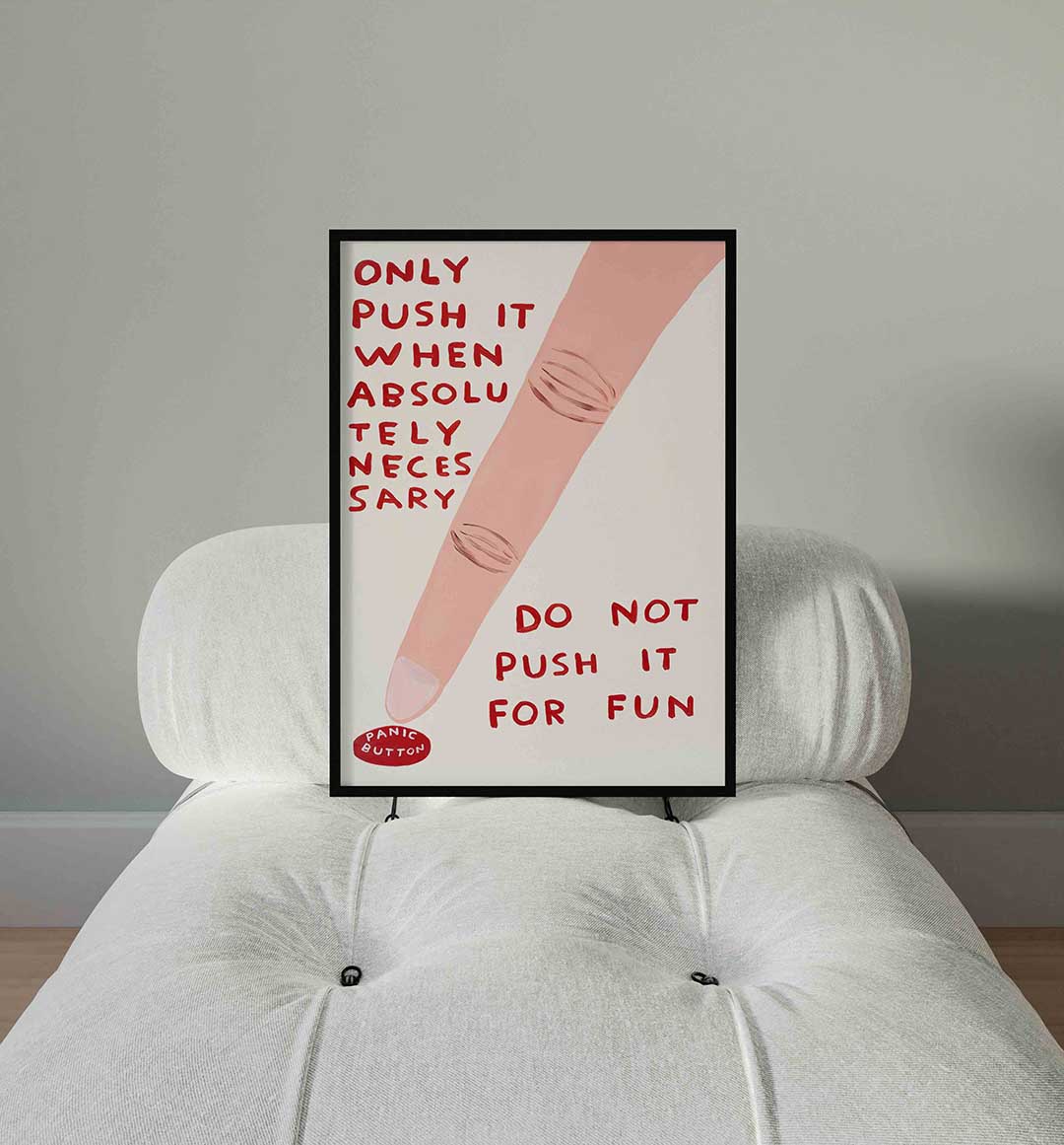 Vinger met tekst Poster