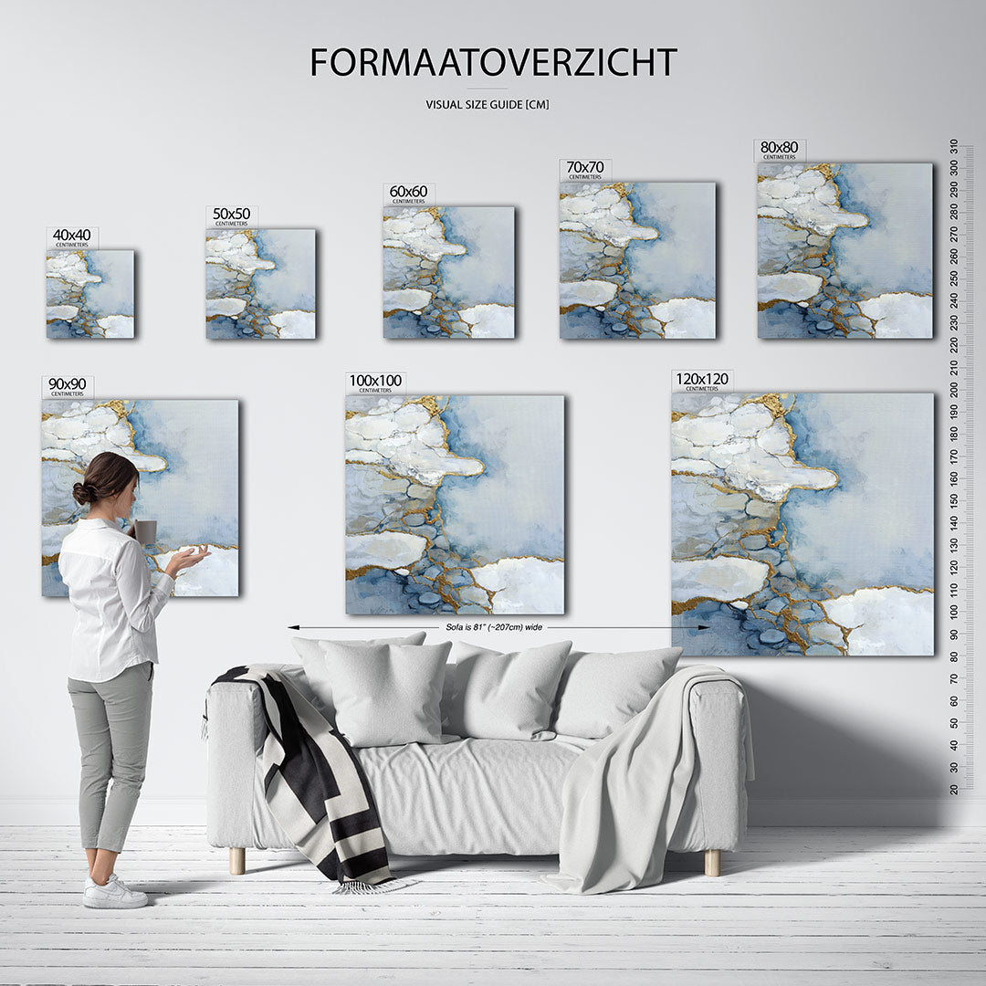 Organische vormen Kunstwerk
