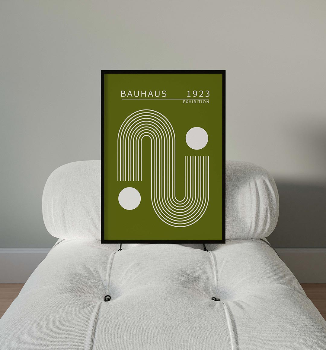 Lijnen en cirkels Poster