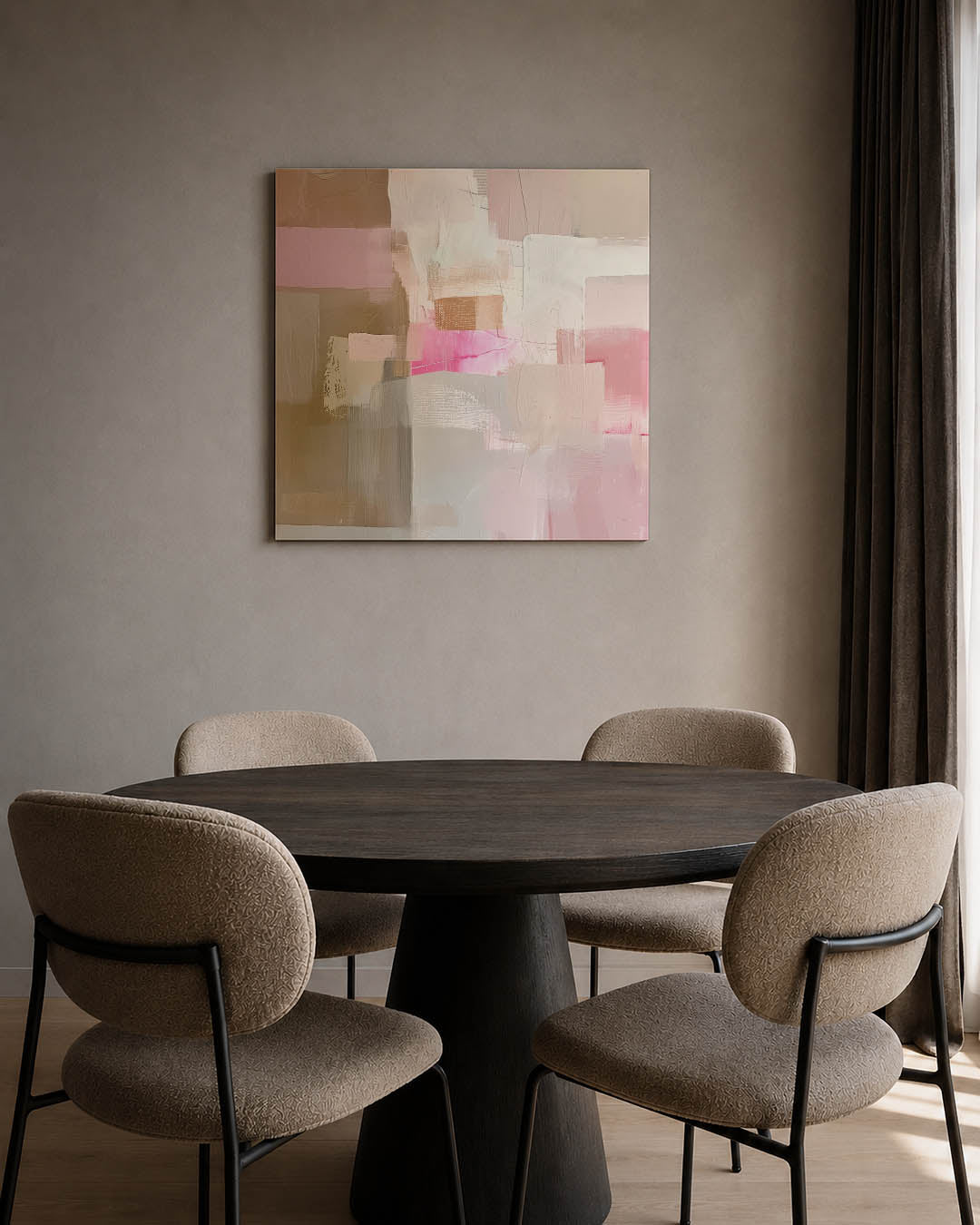 Zachte kleuren harmonie Kunstwerk