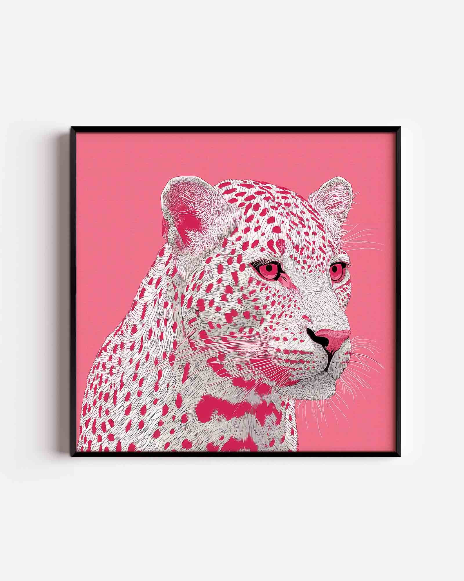 Roze luipaard Poster