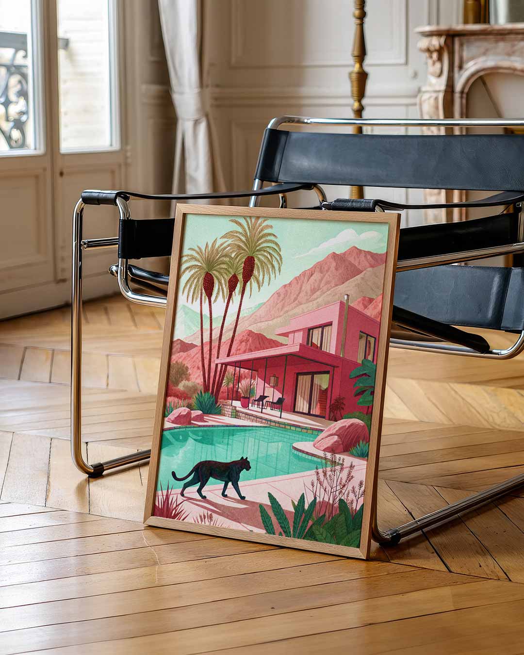 Tropisch Droomlandschap Poster-WallArtistic