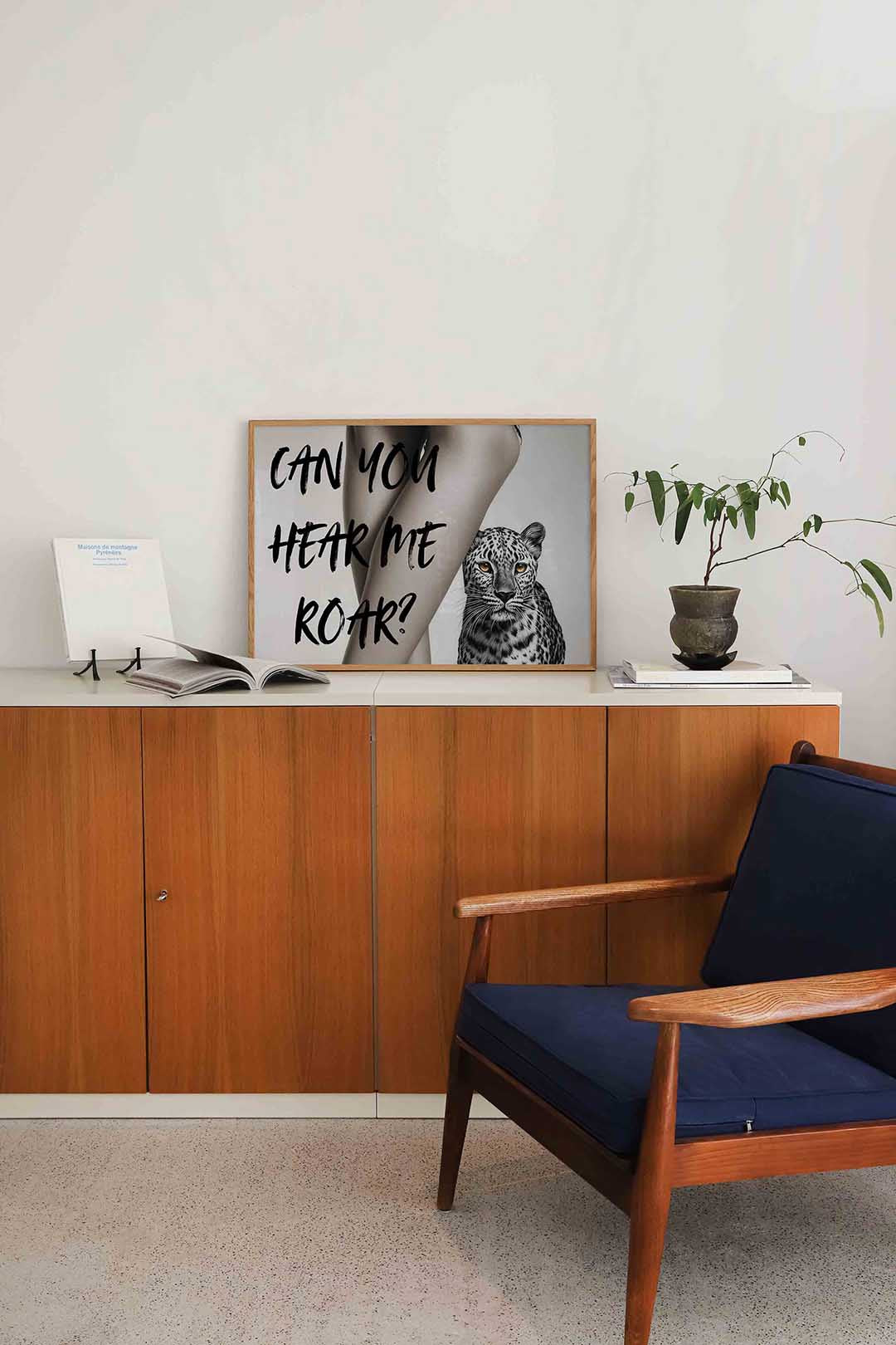Luipaard en benen Poster