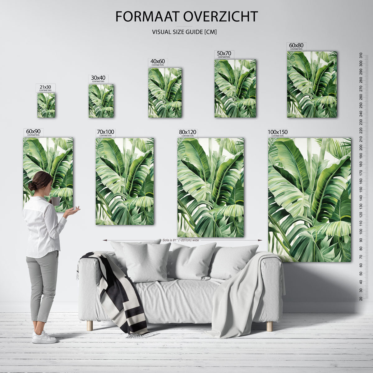 Bananenbladeren Poster