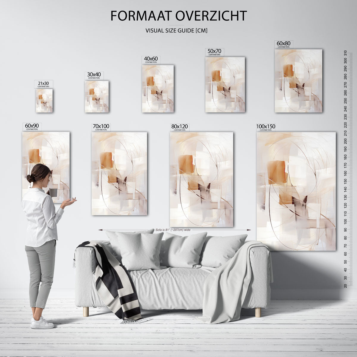 Abstracte vormen Poster