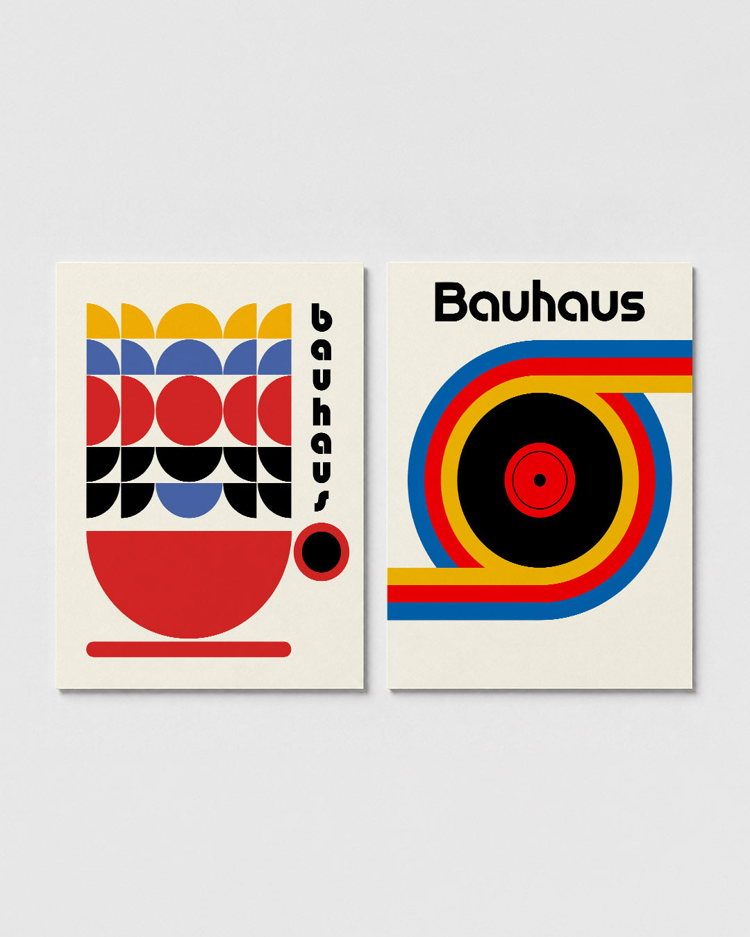 Vorm en kleurenspel Posterset