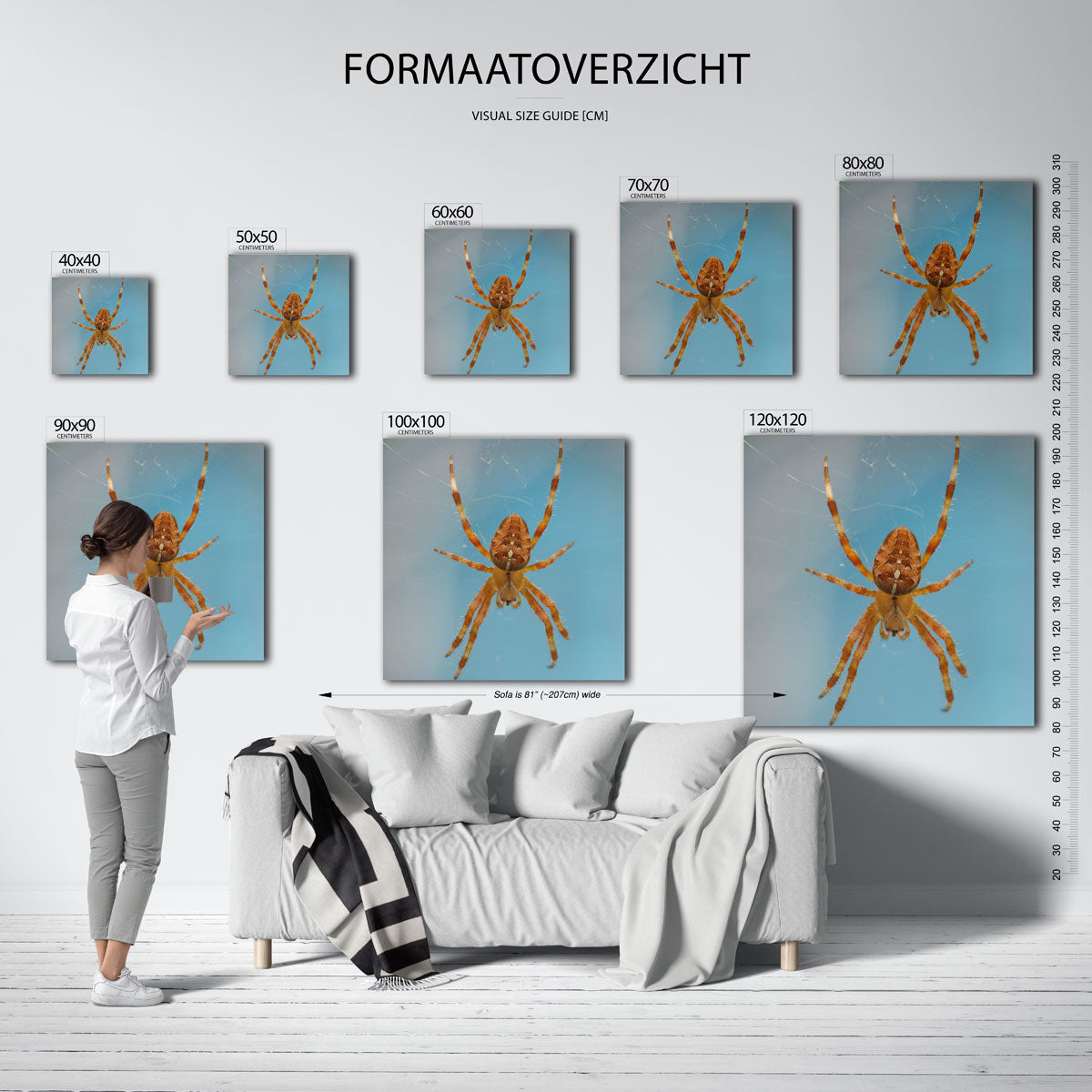 Natuurlijke spin Kunstwerk