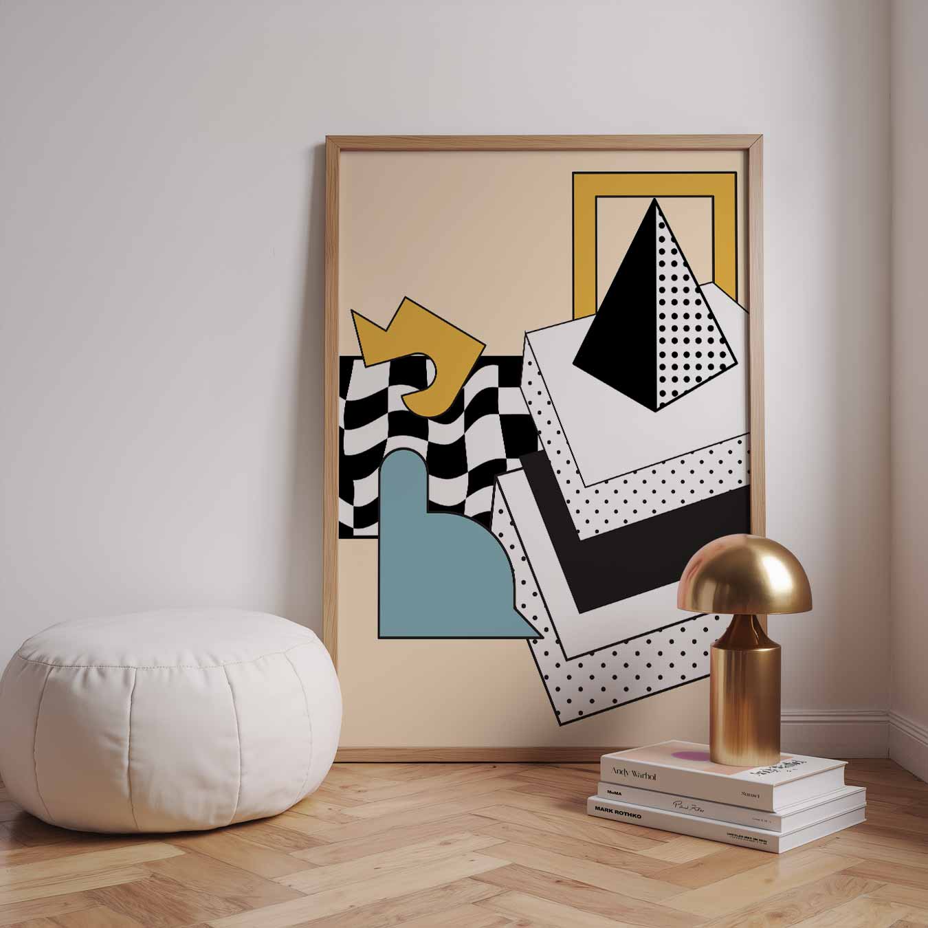 Moderne Geometrische Vormposter-WallArtistic