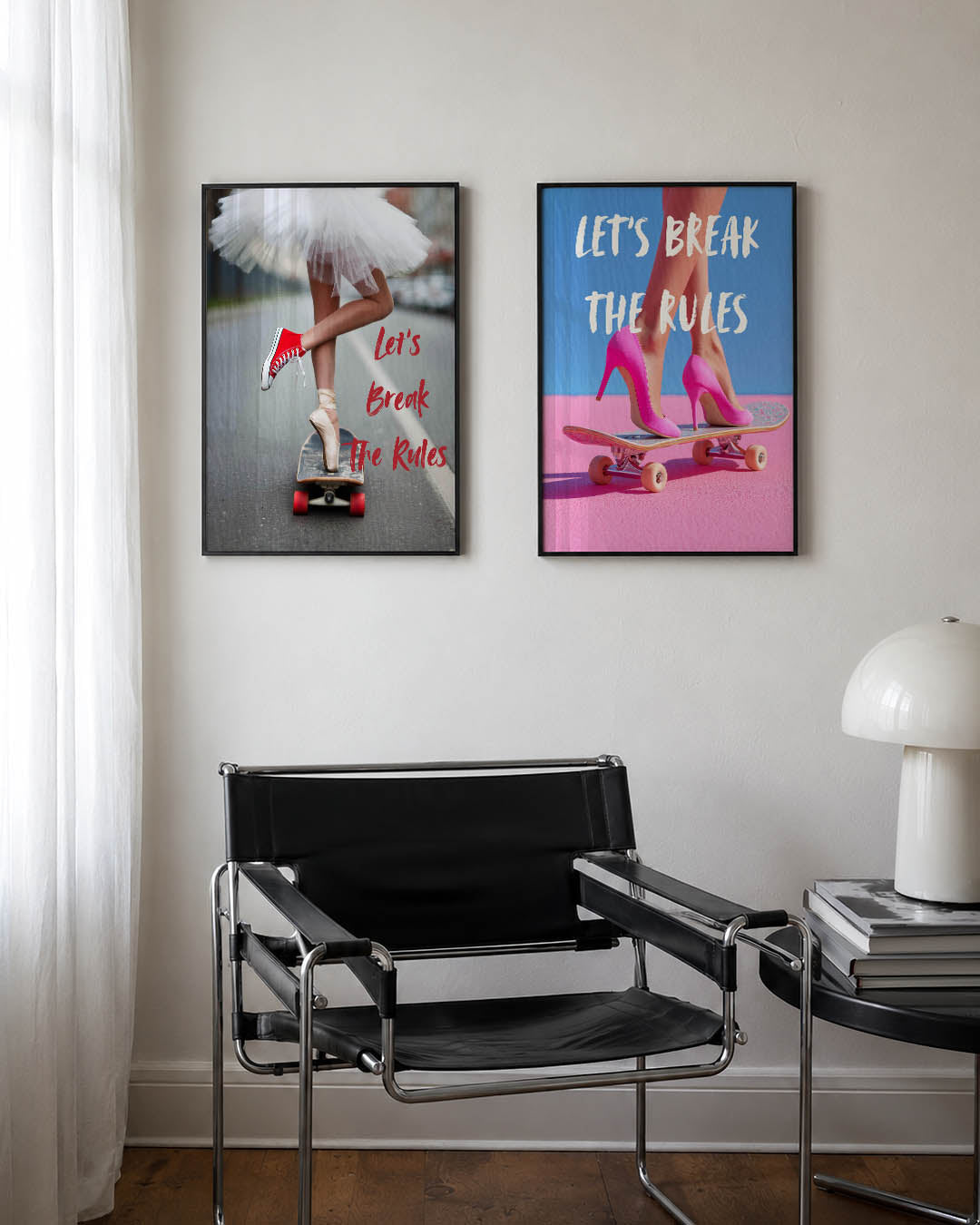 Contrasterende beweging Posterset