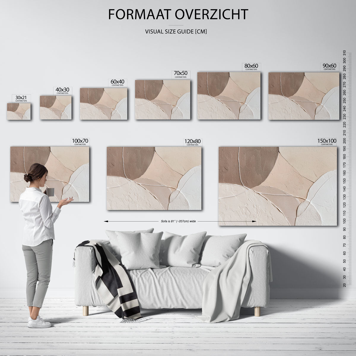 Abstracte vormen Poster