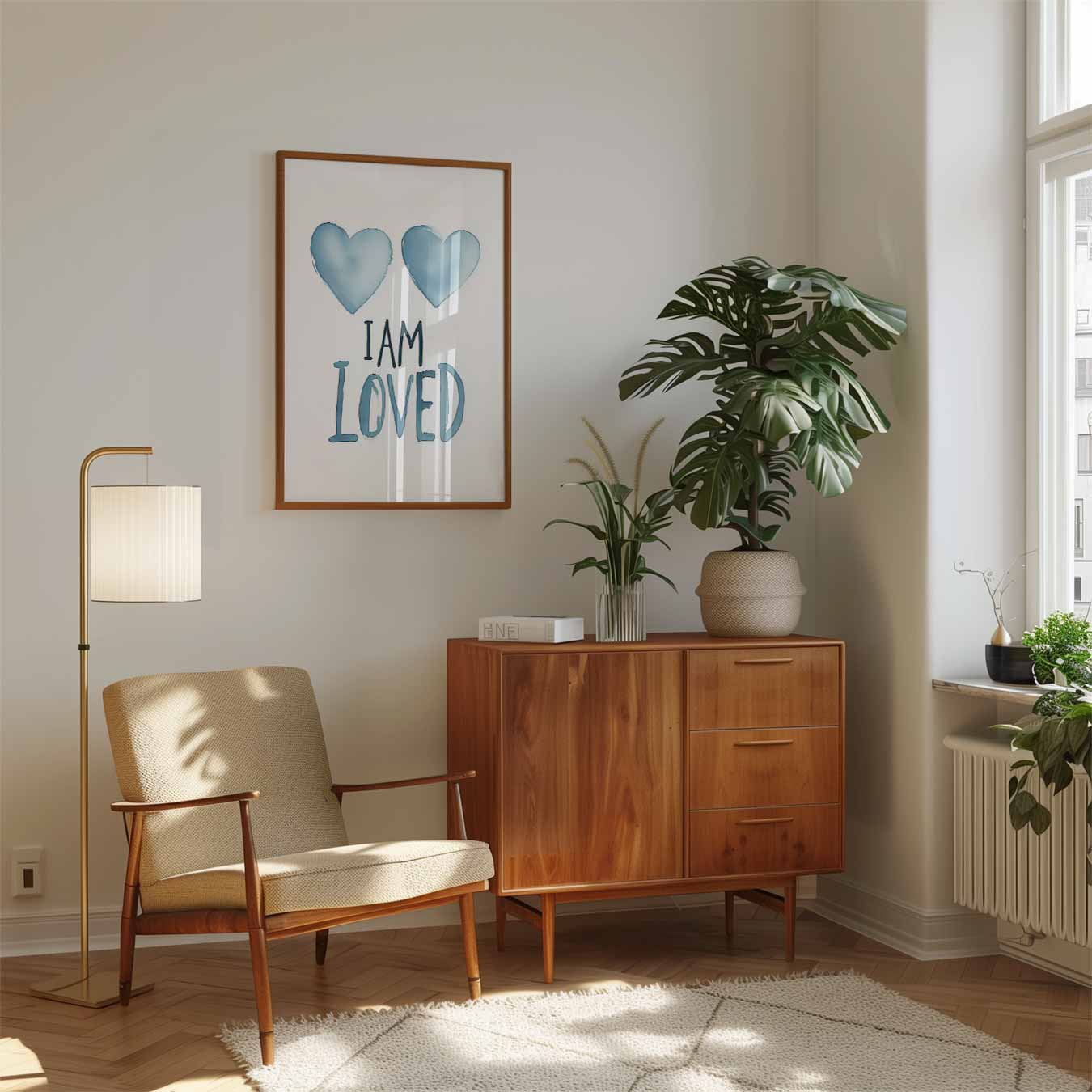 Liefdevolle Hartjes Poster-WallArtistic