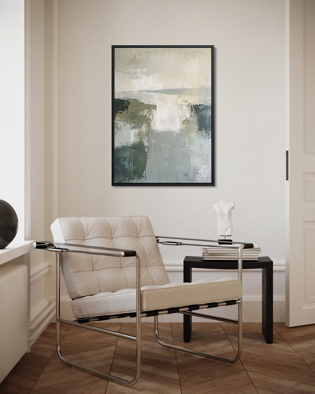 Rustige kleurencompositie Kunstwerk
