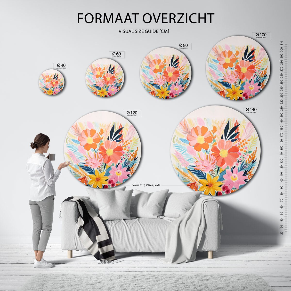 Bloemenpracht Muurcirkel