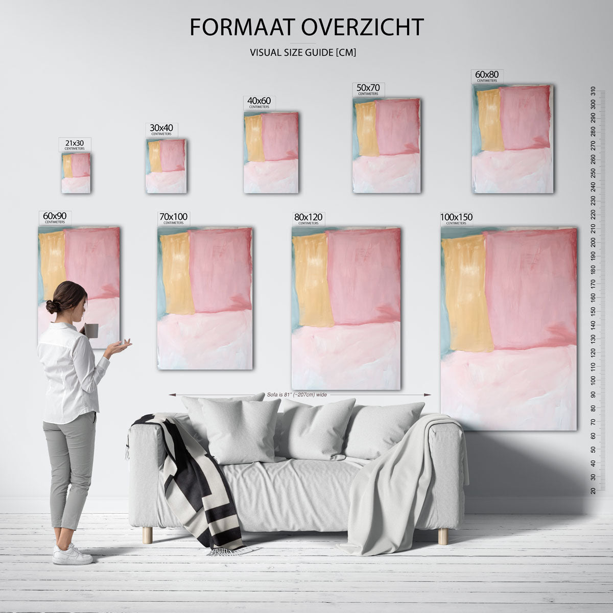 Abstracte vormen Poster