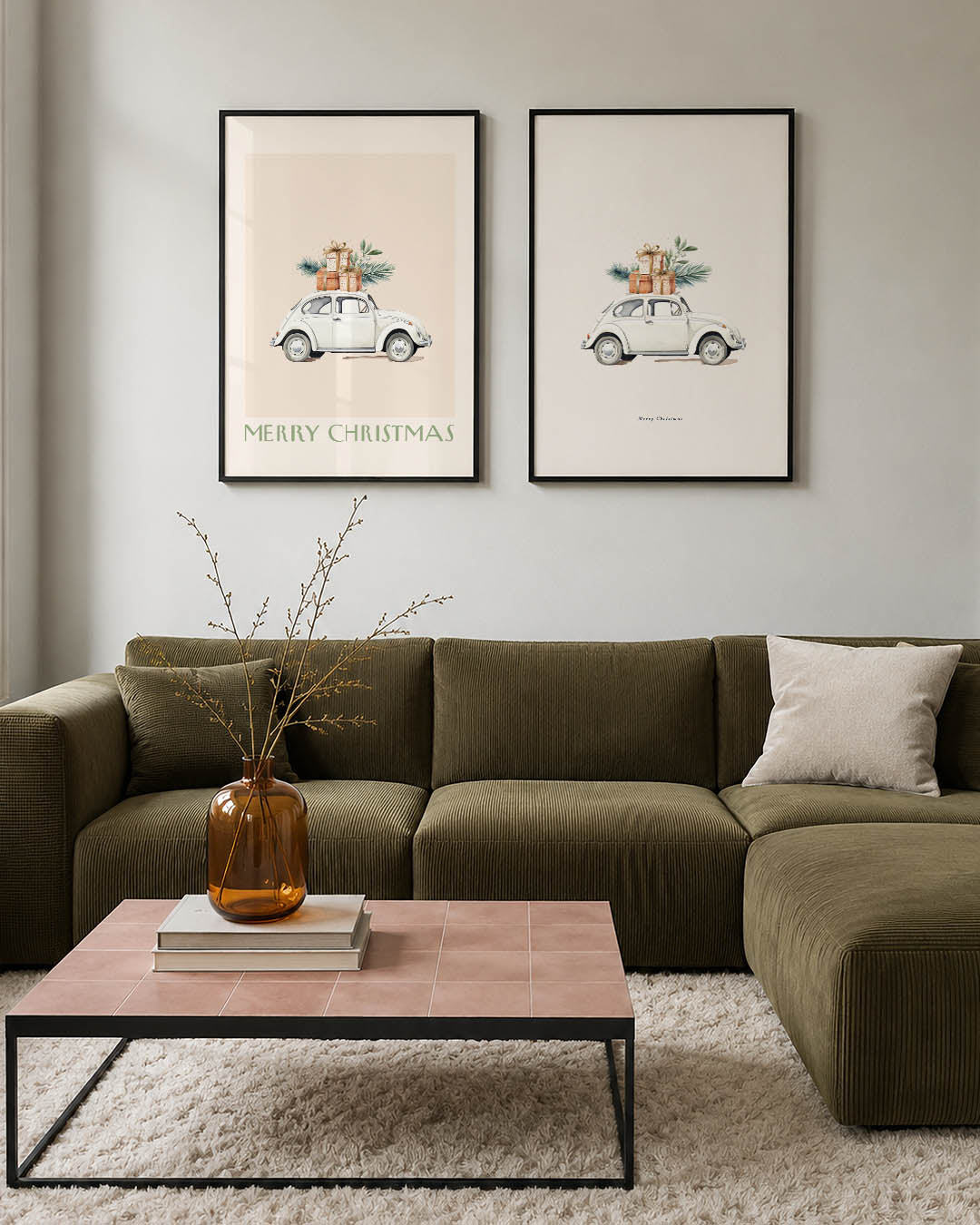 Kerstauto Posterset