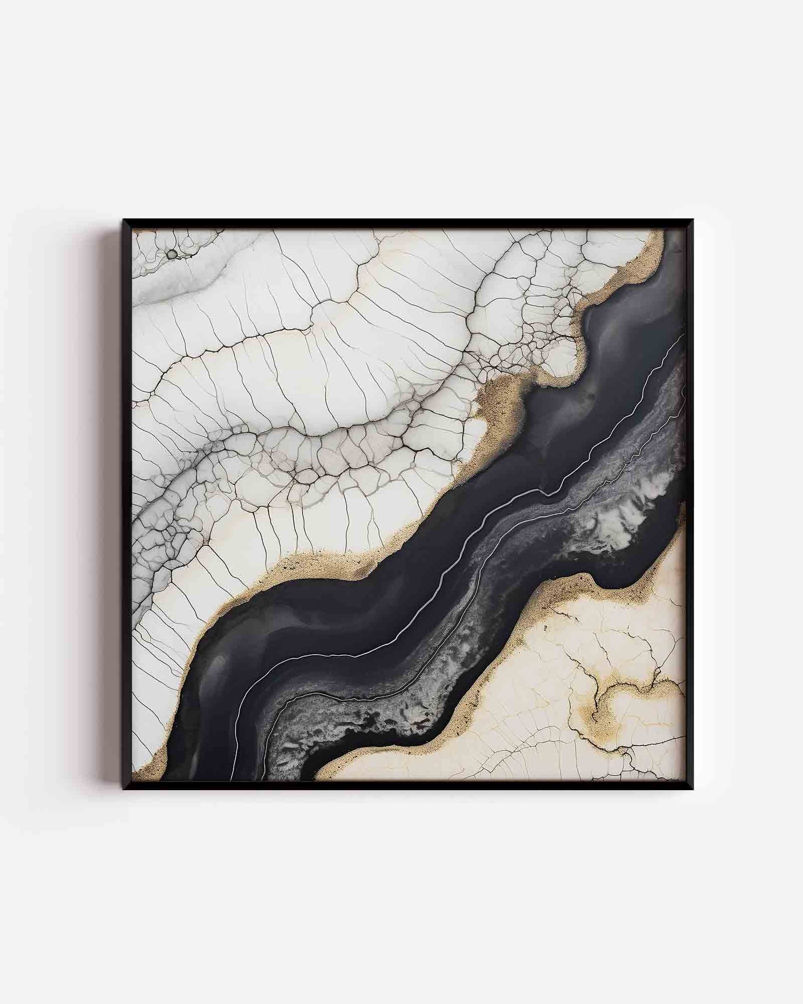 Abstracte lijnen en patronen Poster