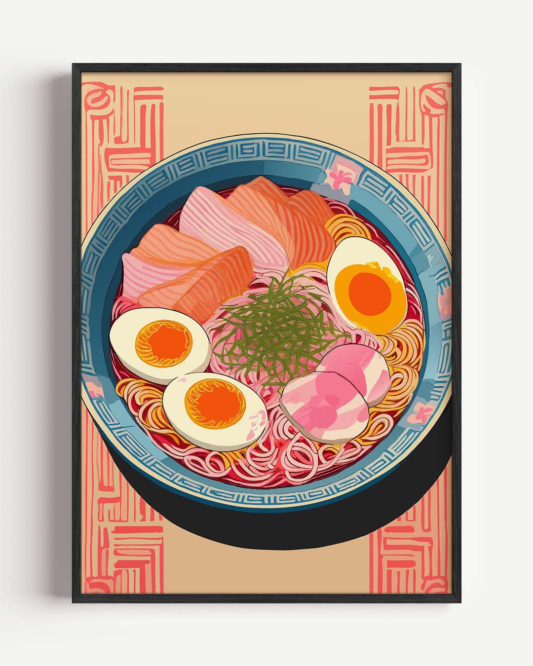 Kleurrijke Ramen Poster-WallArtistic