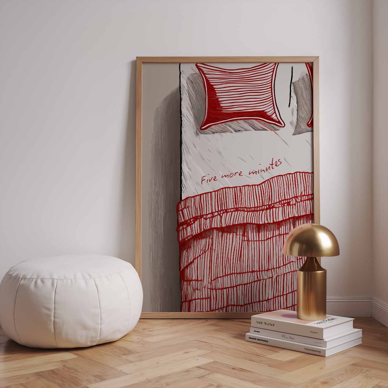 Snoozen in Stijl Poster-WallArtistic