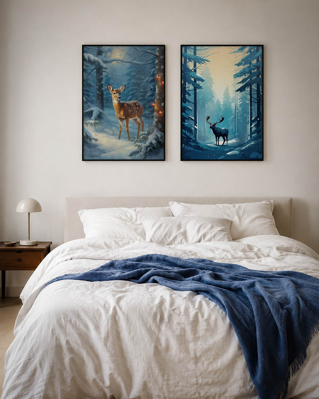 Winterse bosdroom Posterset