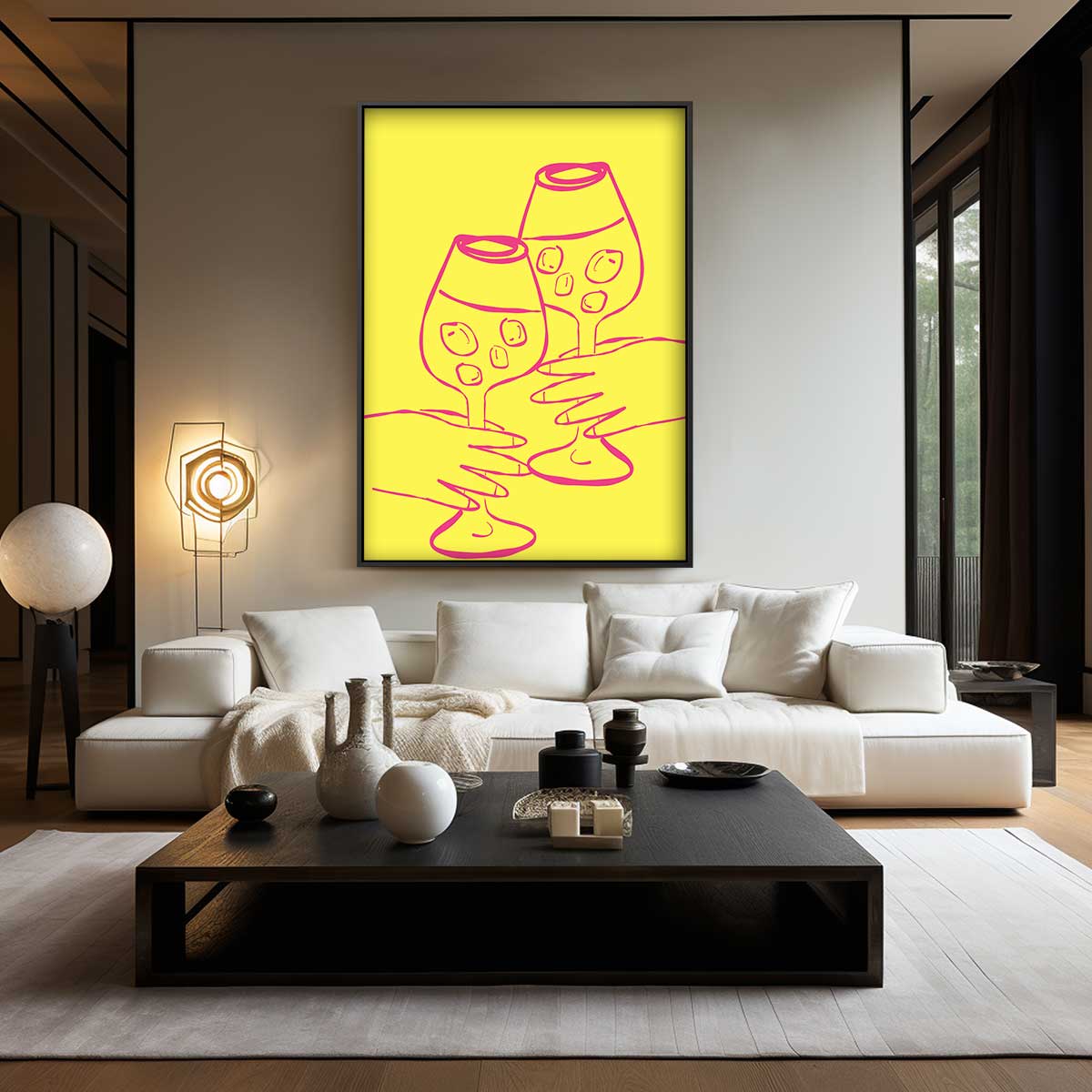 Cheers in Kleur Kunstwerk-canvas-dibond-plexiglas-wanddecoratie-WallArtistic