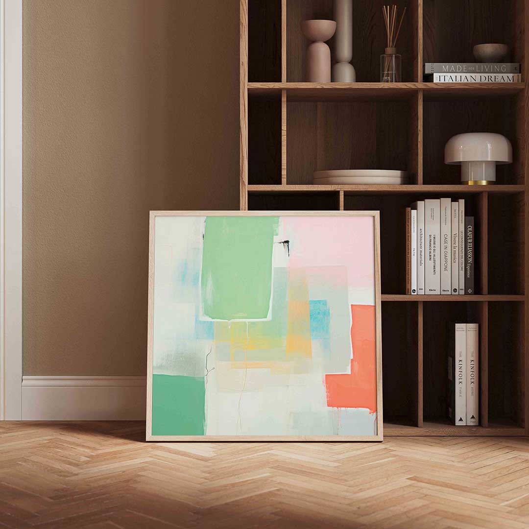 Abstracte vormen Poster