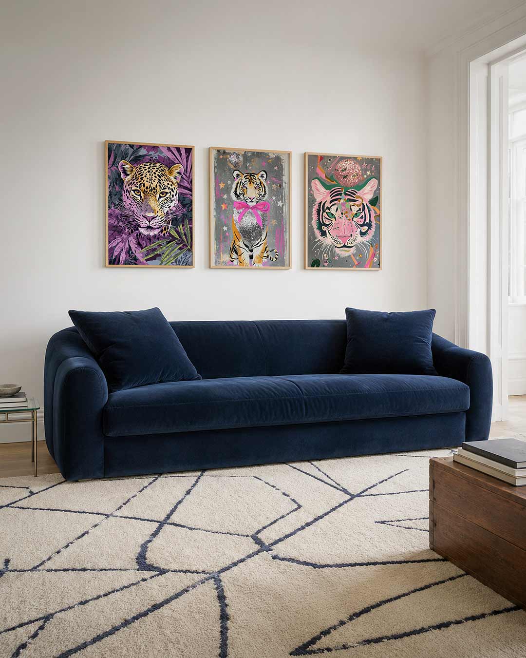 Dierenportret in kleur Posterset