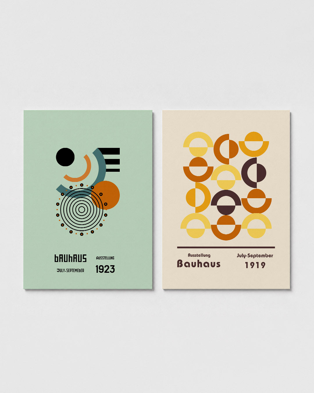 Cirkel en lijnenspel Posterset